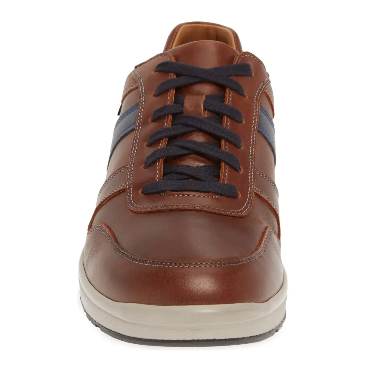 Chaussures Mephisto pour Homme Vito en Nubuck Tan/Bleu Marine