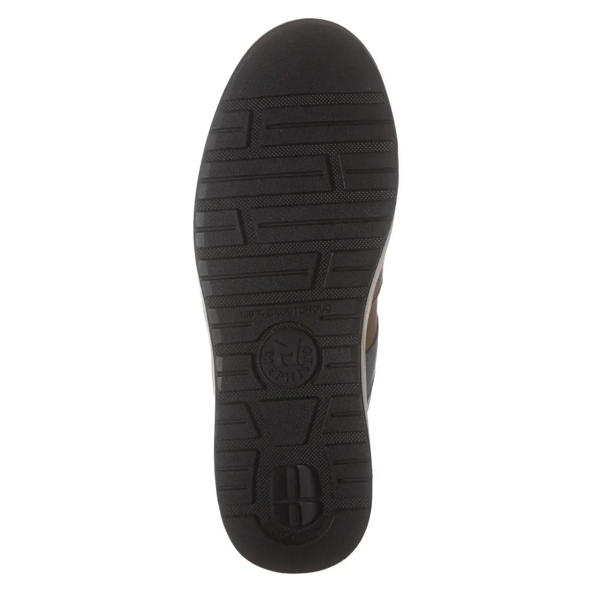Chaussures Mephisto pour Homme Vito en Nubuck Tan/Bleu Marine