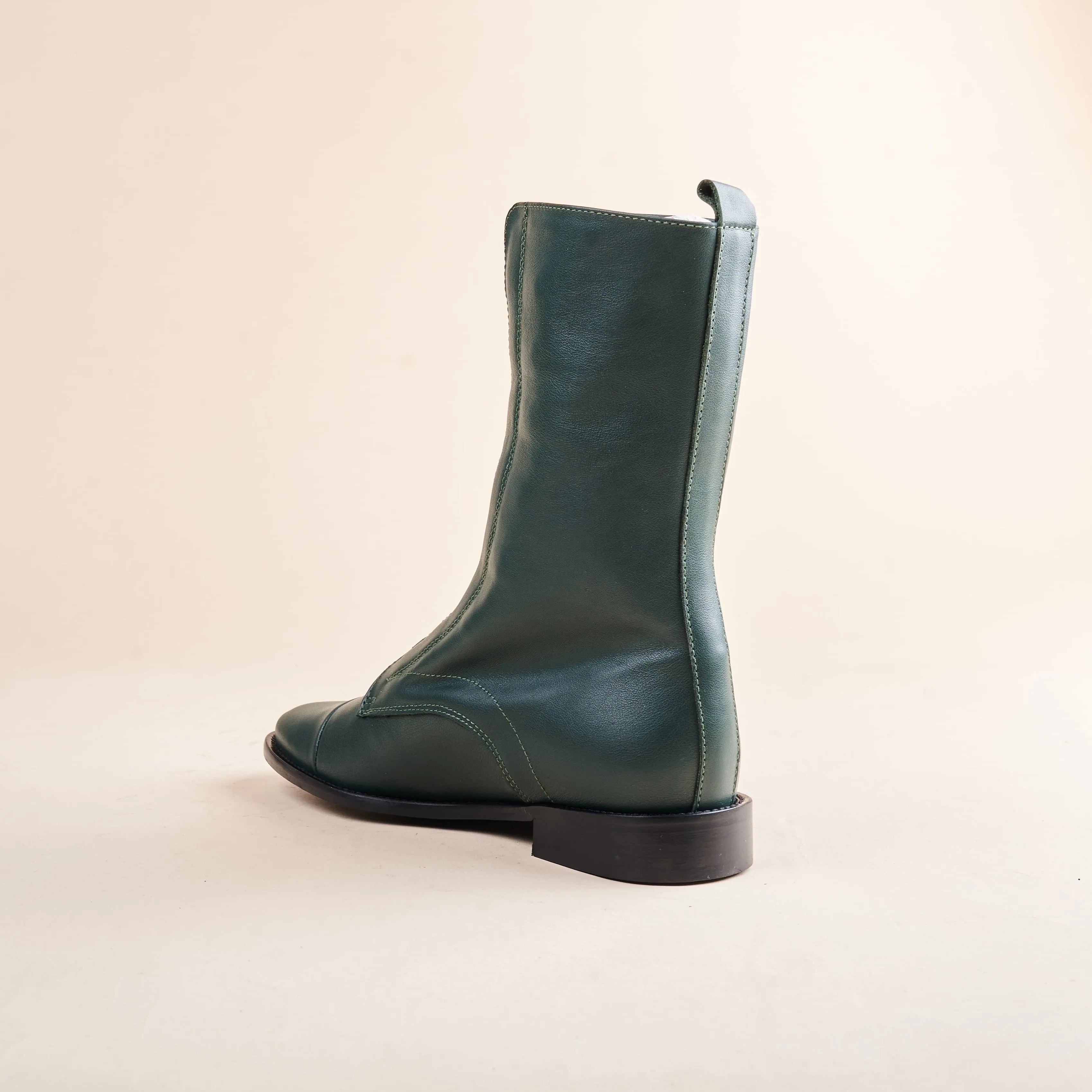 Milano - Cuir vert pin