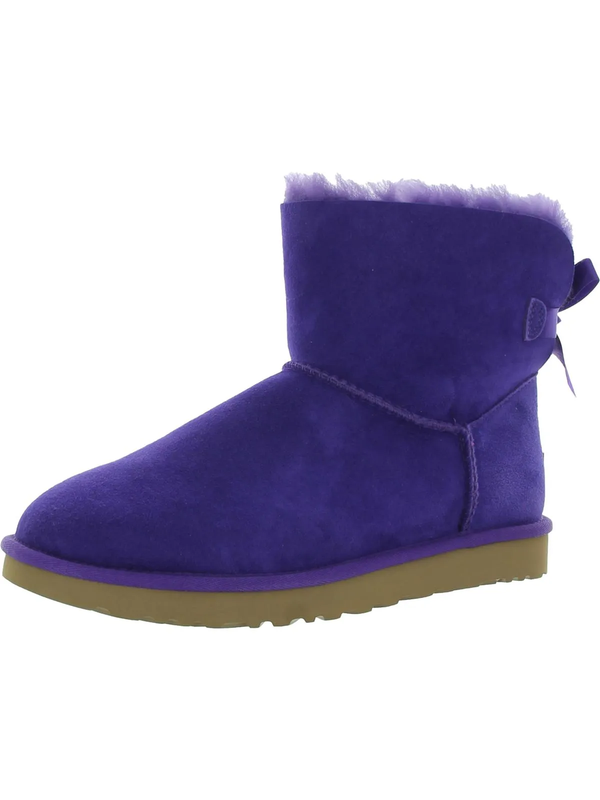Mini Bailey Bow II Bottes d'hiver en daim et peau de mouton pour femmes Hey Dude Shoes