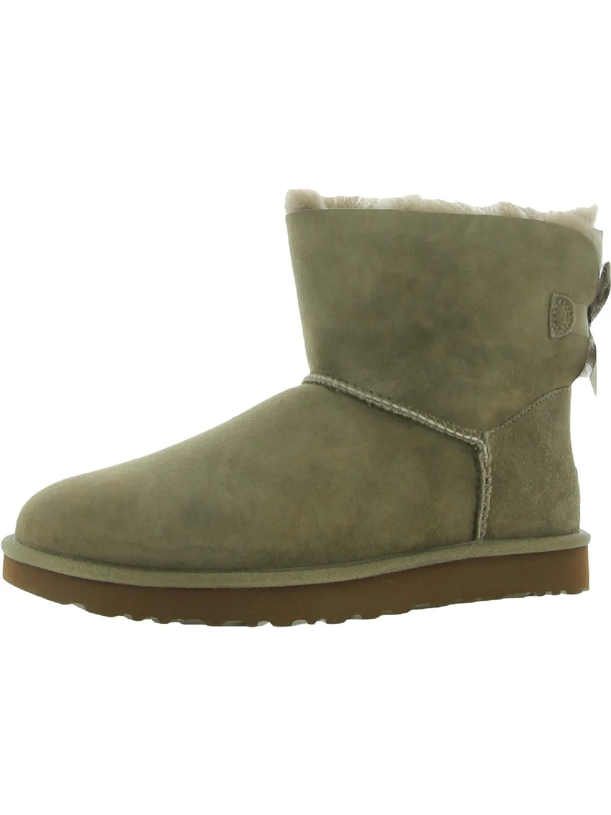 Mini Bailey Bow II Bottes d'hiver en daim et peau de mouton pour femmes Hey Dude Shoes