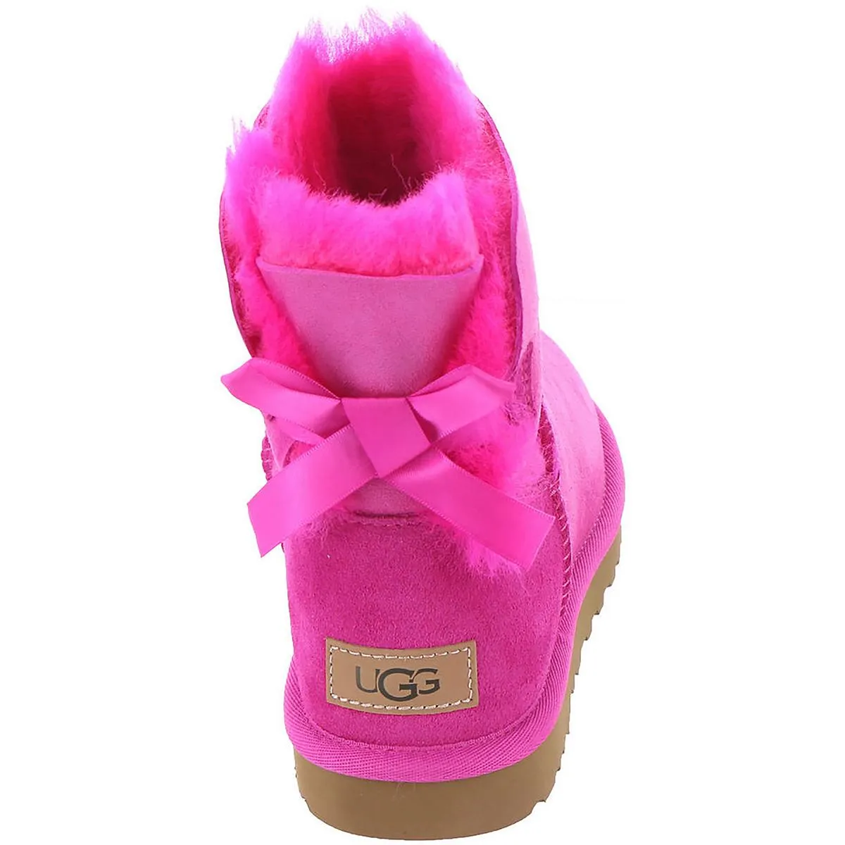 Mini Bailey Bow II Bottes d'hiver en daim et peau de mouton pour femmes Hey Dude Shoes