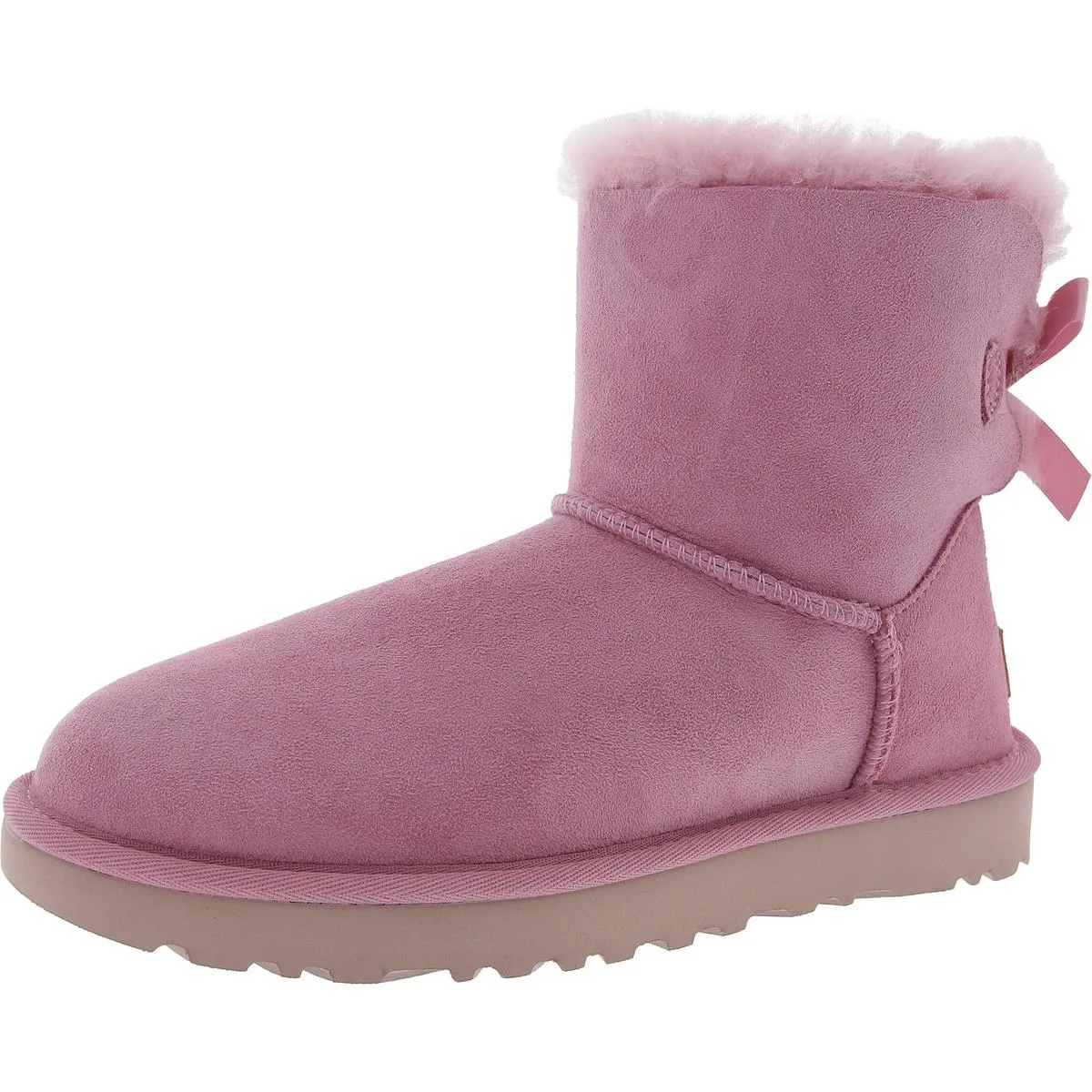 Mini Bailey Bow II Bottes d'hiver en daim et peau de mouton pour femmes Hey Dude Shoes