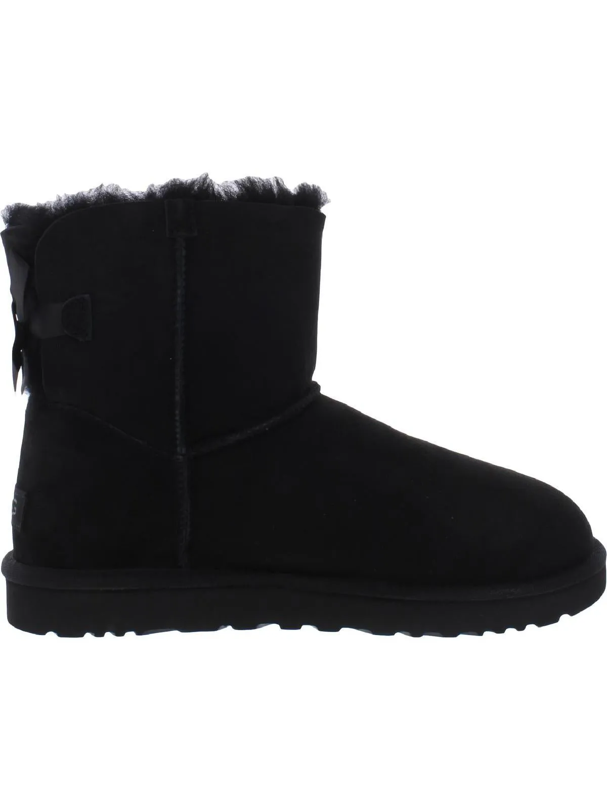 Mini Bailey Bow II Bottes d'hiver en daim et peau de mouton pour femmes Hey Dude Shoes
