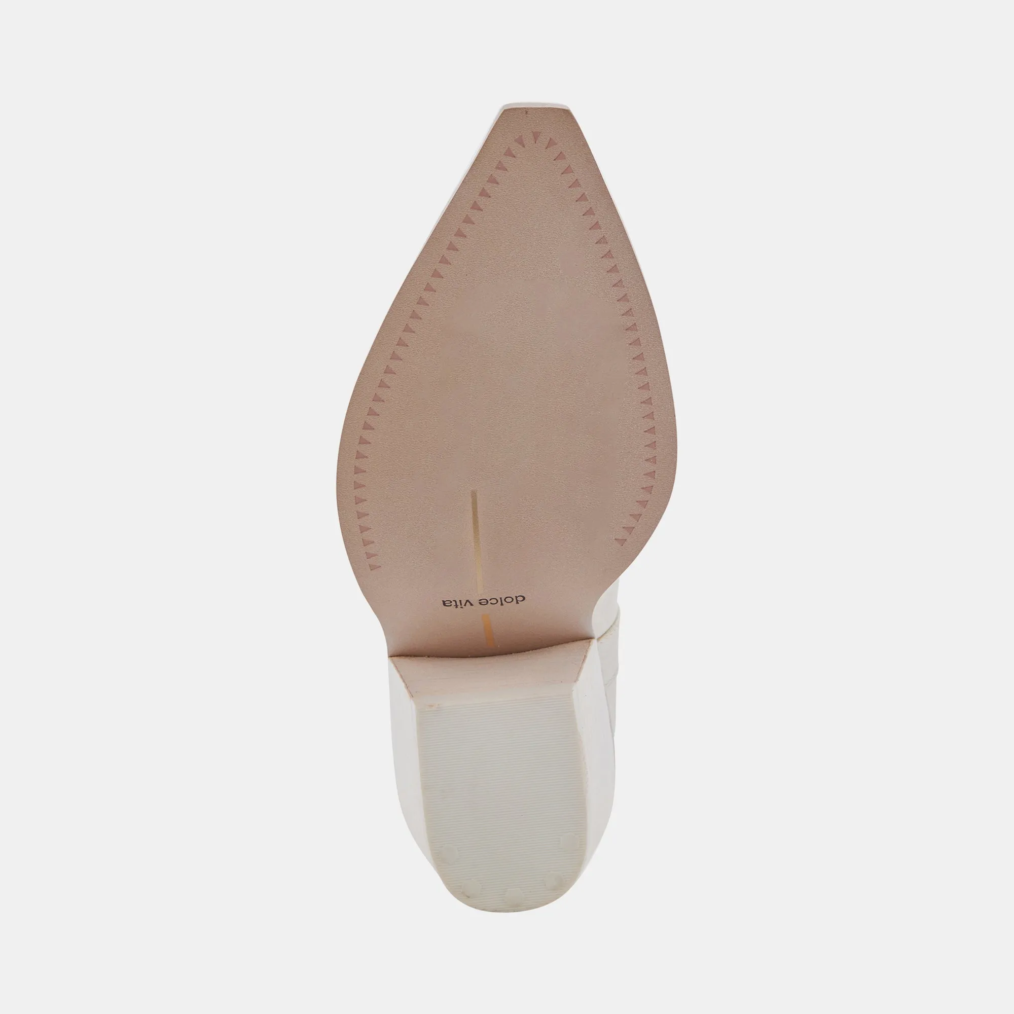 NASHE BOOTIES PERLES BLANCHES