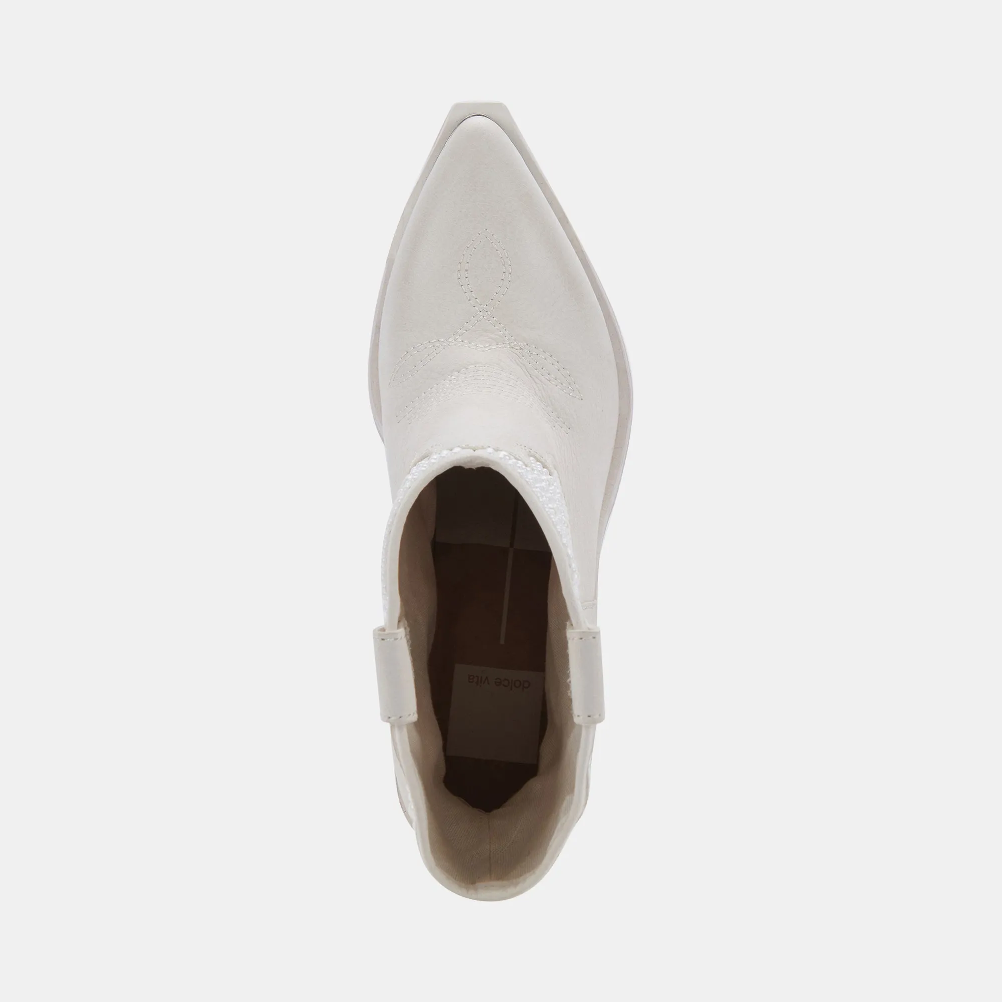 NASHE BOOTIES PERLES BLANCHES