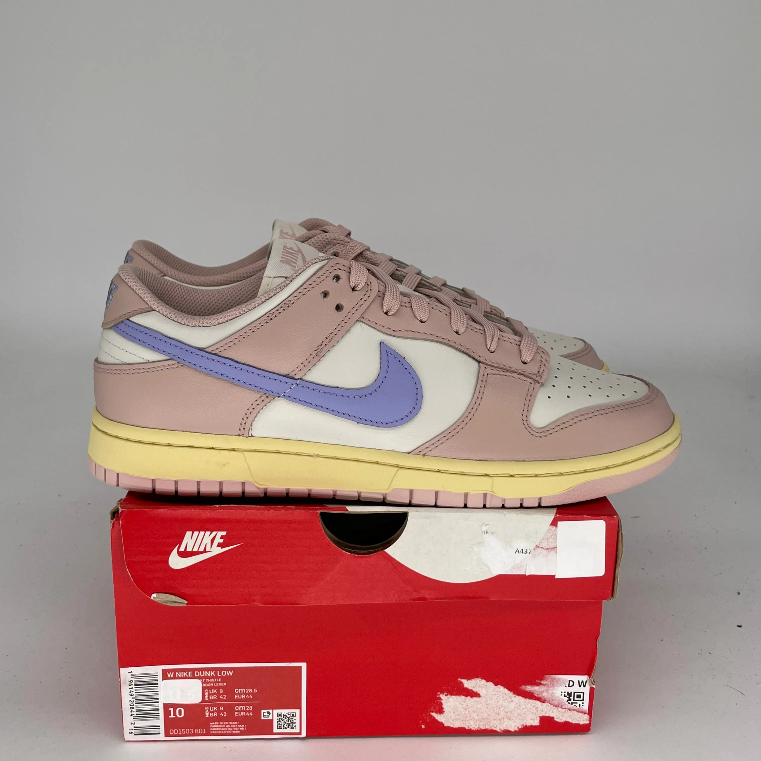 NIKE DUNK LOW ROSE OXFORD TAILLE 10/11.5W DD1503-601