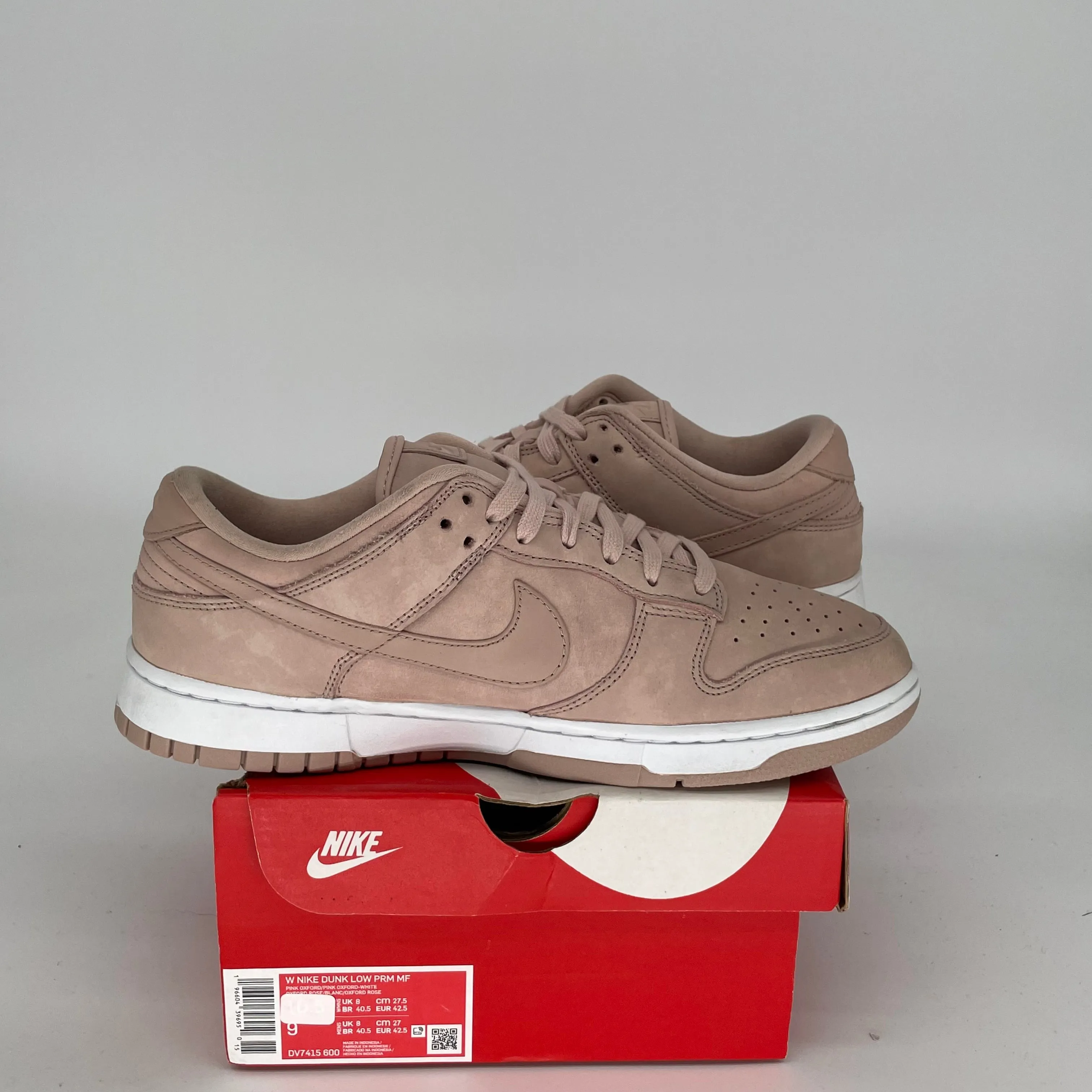 NIKE DUNK LOW ROSE OXFORD TAILLE 9/10.5W DV7415-600