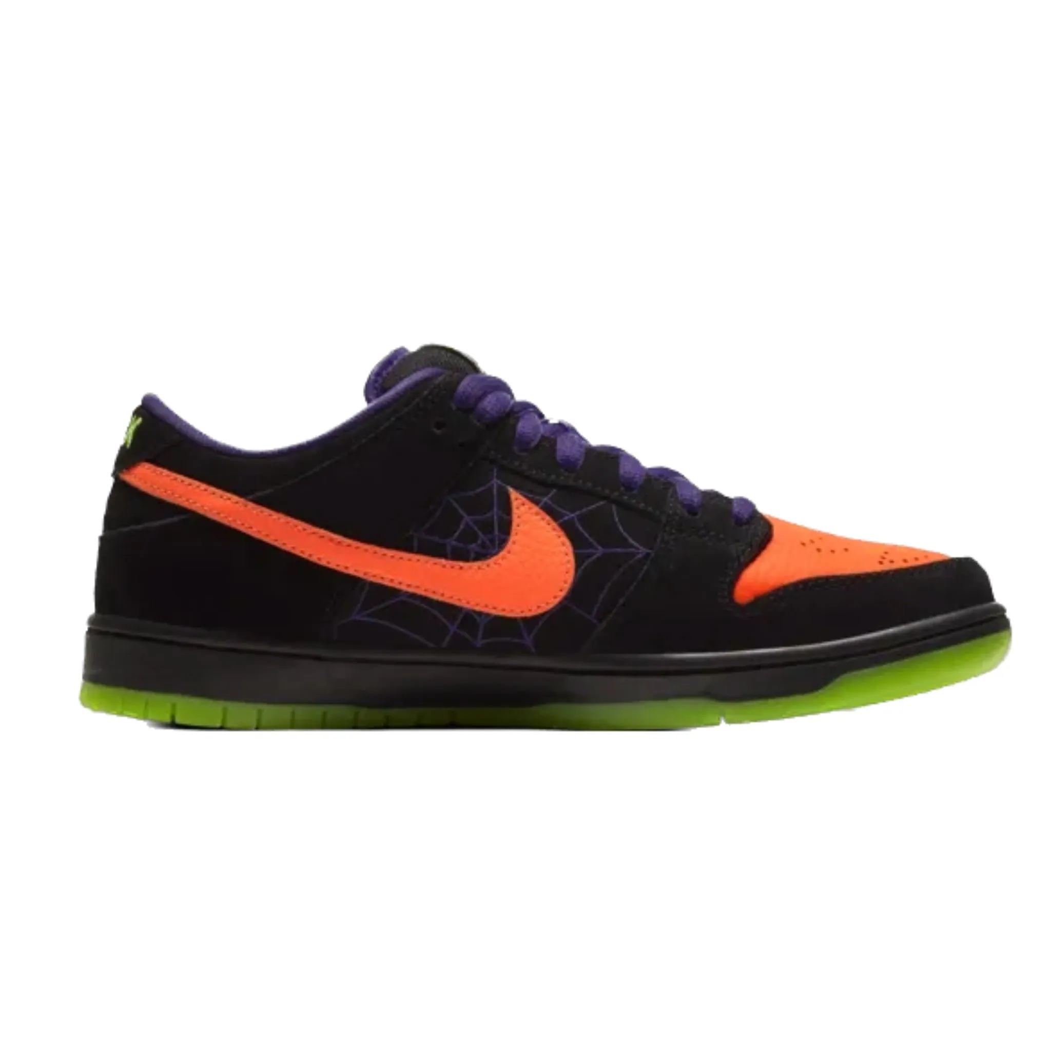 Nike SB Dunk Low Nuit de Malice Halloween Noir Orange Violet Vert Électrique Nike Dunk