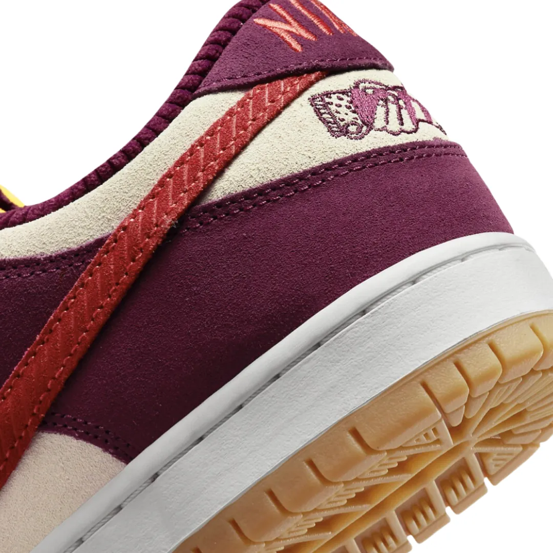 Nike SB Dunk Low QS Skate Comme une Fille Betterave Rouge Foncé Rouge Carmin Clair Nike Dunk
