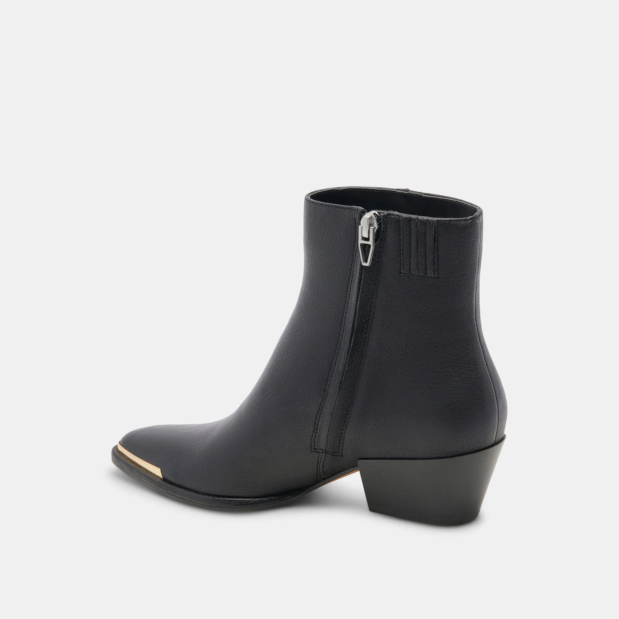 BOTTINES NONAH EN CUIR NOIR