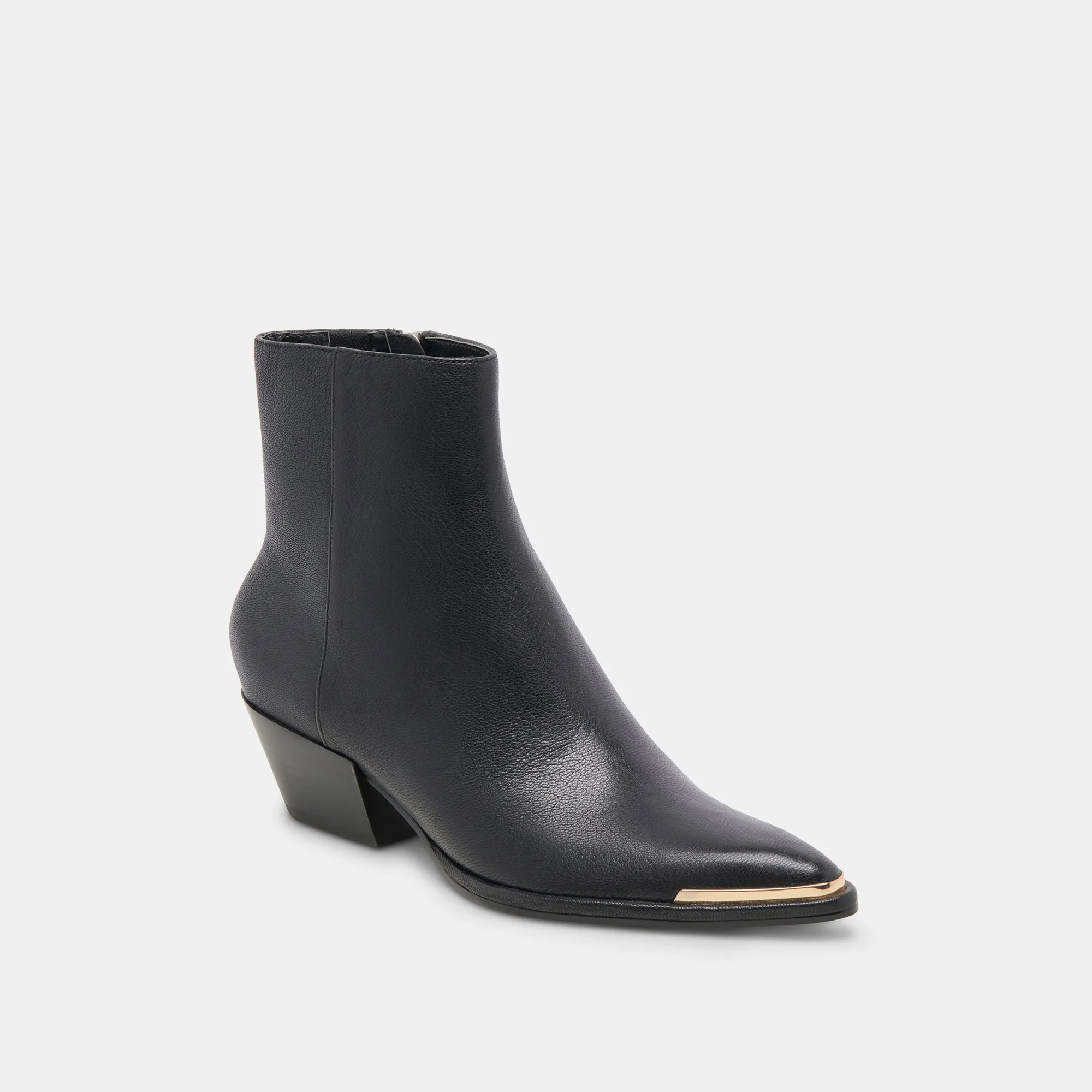 BOTTINES NONAH EN CUIR NOIR