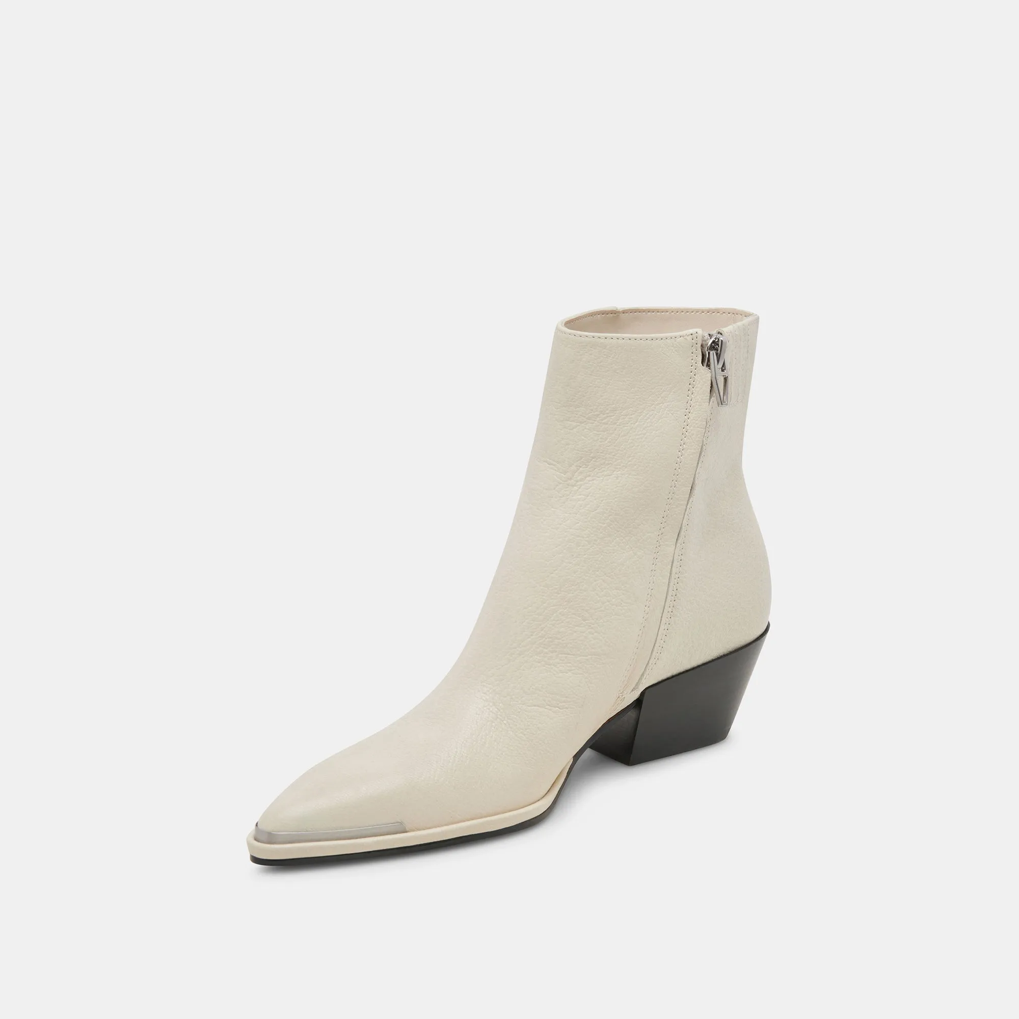 BOTTINES NONAH EN CUIR IVOIRE