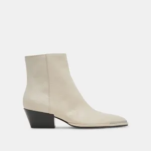 BOTTINES NONAH EN CUIR IVOIRE