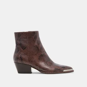 BOTTINES NONAH JAVA SNAKE EMBOSSÉ
