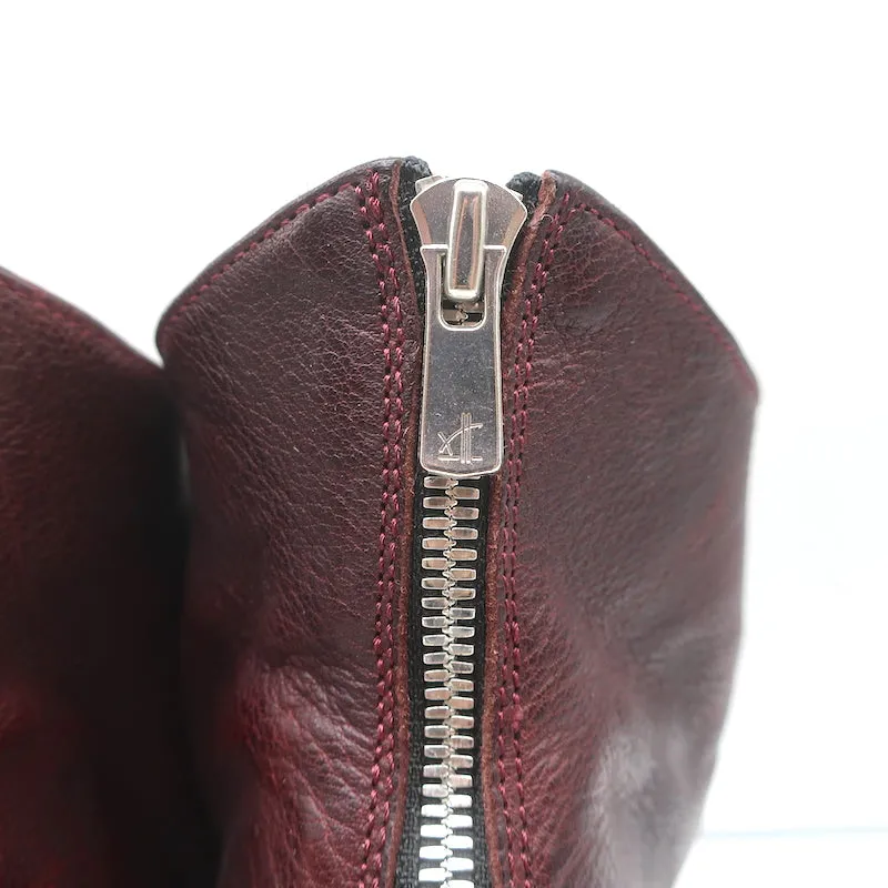 Bottes Chelsea Officine Creative Plateforme Vin Cuir Taille 40 Talon Haut