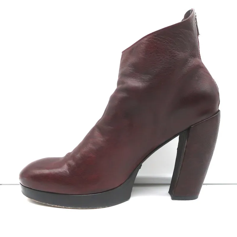 Bottes Chelsea Officine Creative Plateforme Vin Cuir Taille 40 Talon Haut