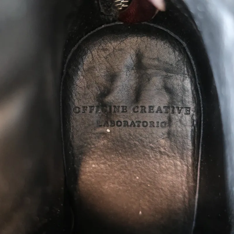 Bottes Chelsea Officine Creative Plateforme Vin Cuir Taille 40 Talon Haut