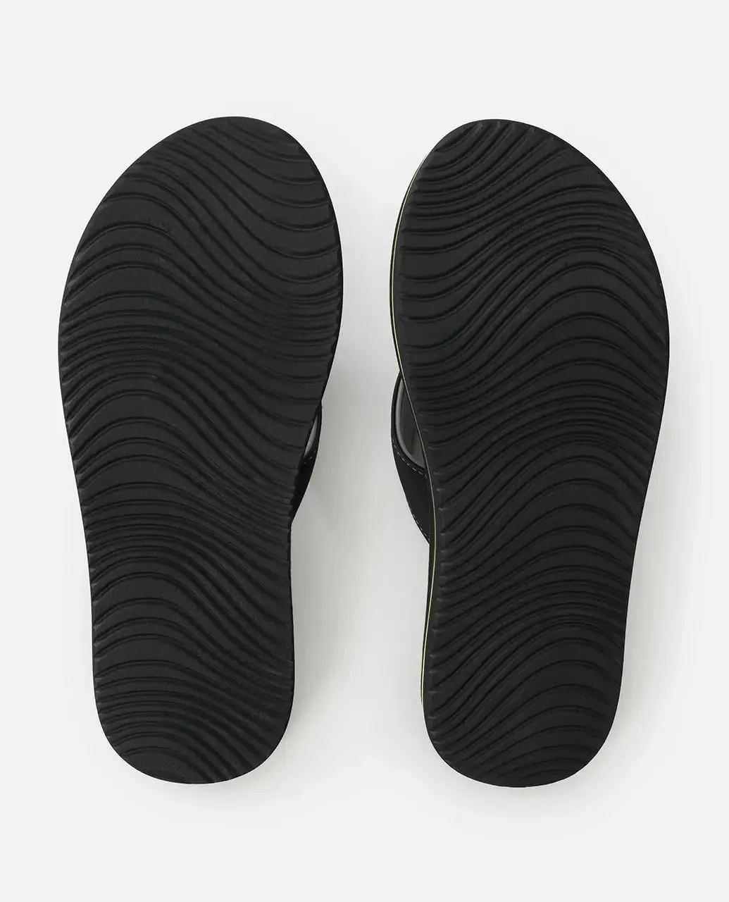 Oxford Bloom Tongue Ouverte Flip Flops en Bleu Lagon