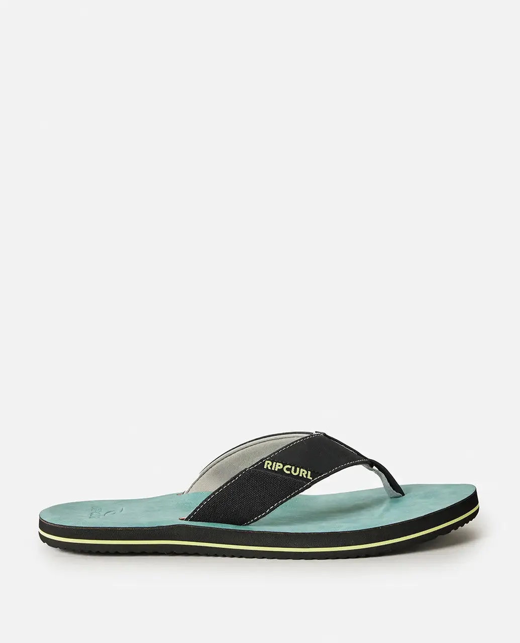 Oxford Bloom Tongue Ouverte Flip Flops en Bleu Lagon