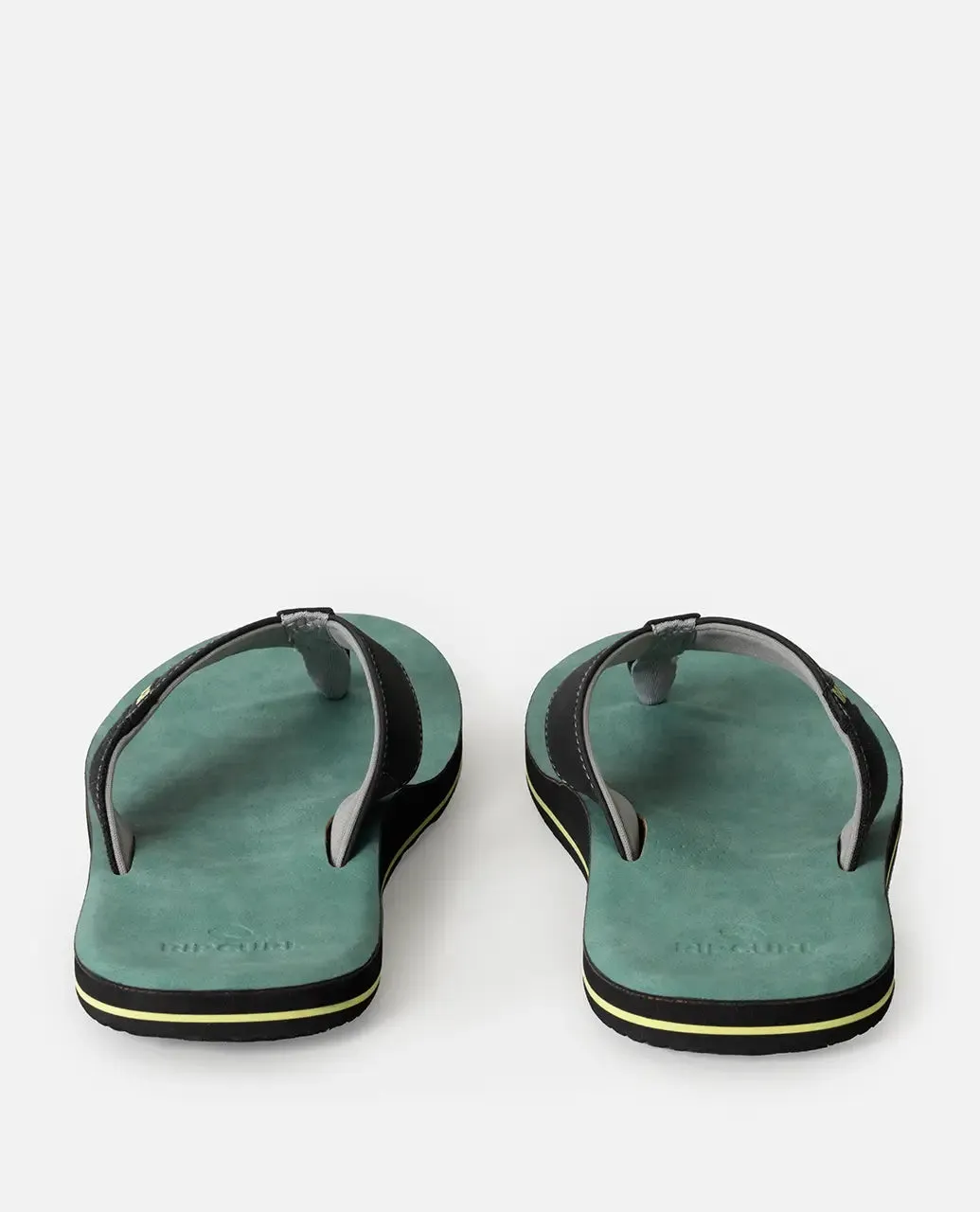 Oxford Bloom Tongue Ouverte Flip Flops en Bleu Lagon