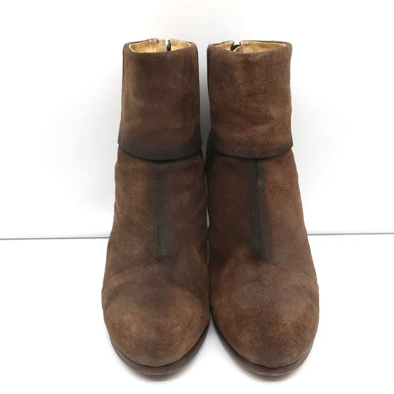 Bottes cheville classiques Newbury Rag & Bone en daim marron taille 9 à talon haut
