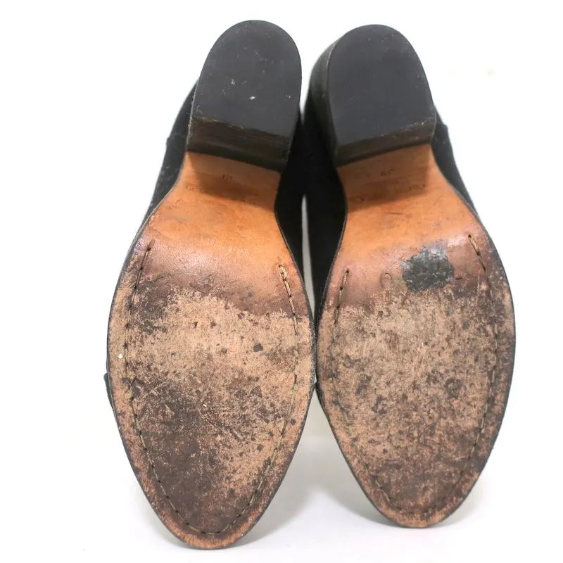 Bottes chelsea Harrow en toile noire Rag & Bone taille 39 à talon haut