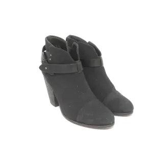 Bottes chelsea Harrow en toile noire Rag & Bone taille 39 à talon haut
