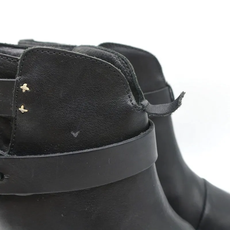 Bottes chelsea Harrow en cuir noir Rag & Bone Taille 38.5 à talon haut
