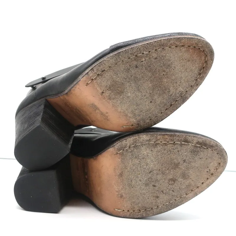 Bottes chelsea Harrow en cuir noir Rag & Bone Taille 38.5 à talon haut