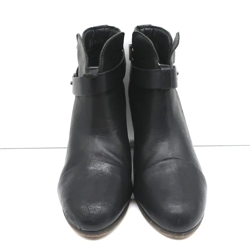 Bottes chelsea Harrow en cuir noir Rag & Bone Taille 38.5 à talon haut