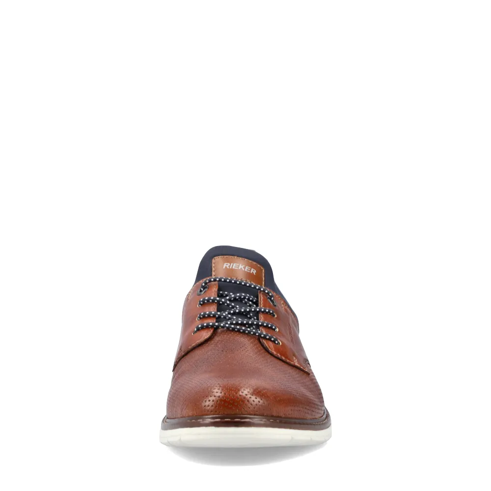 Rieker Chaussure Homme Dustin 50 Perforée en Beige