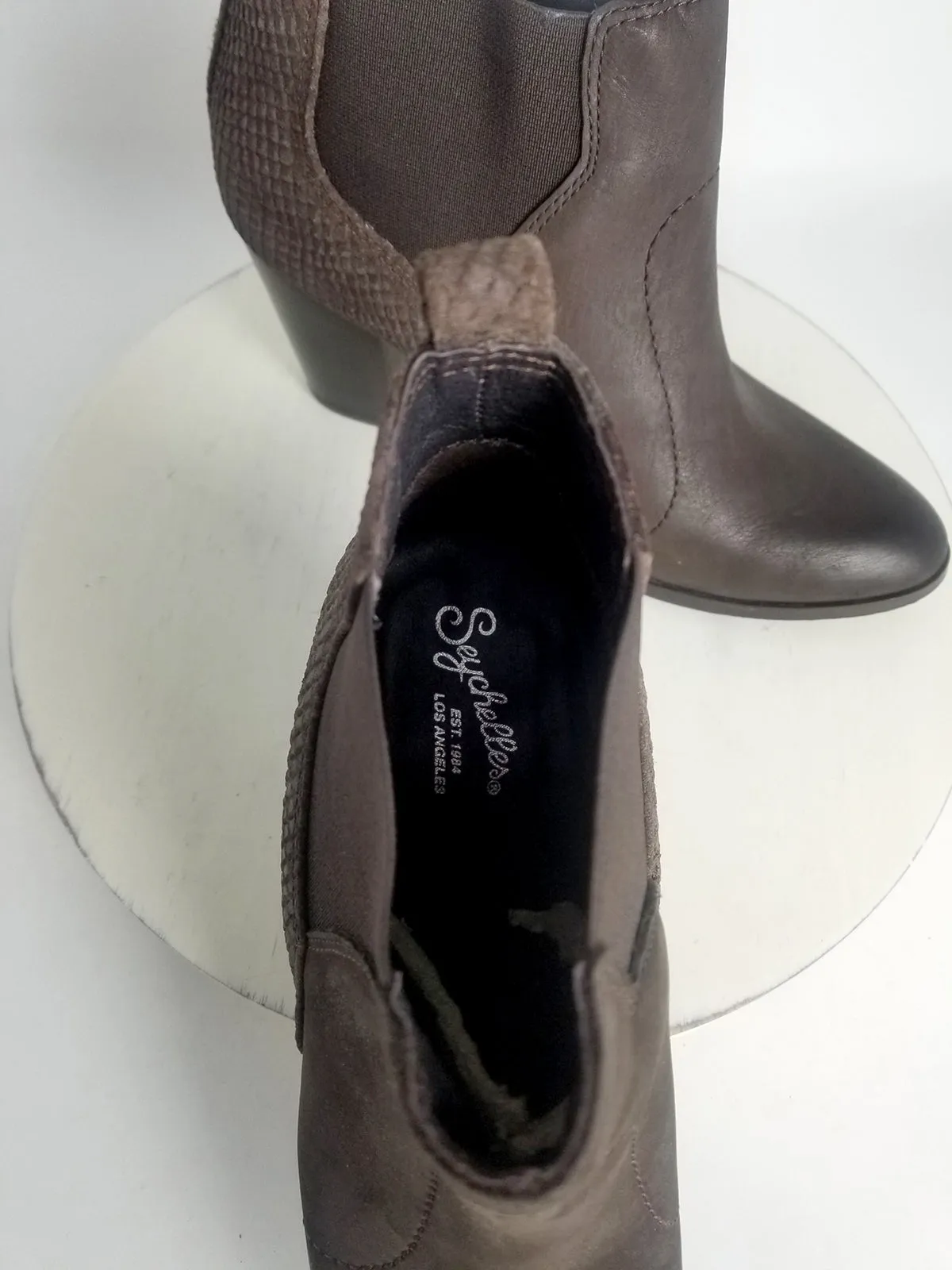 Bottes texturées marron taille 8.5 Seychelles NWOB