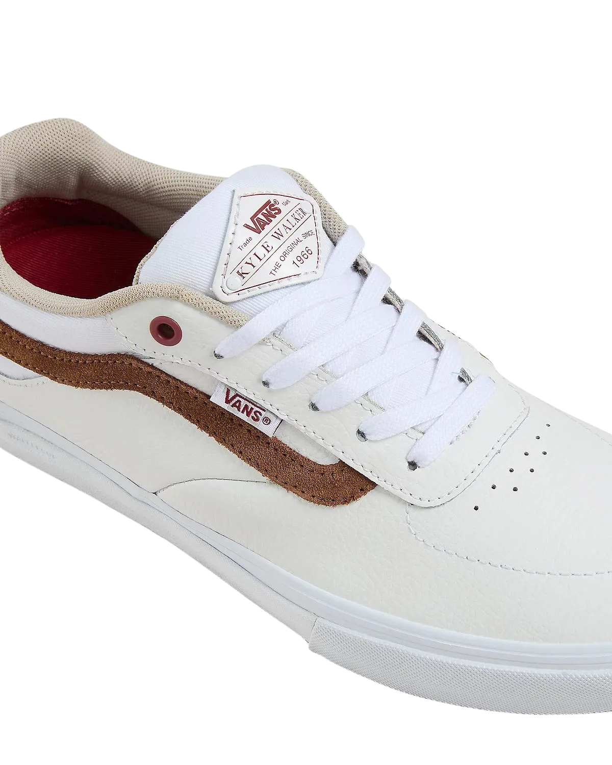 Chaussures de skate Kyle Walker en blanc et rouge