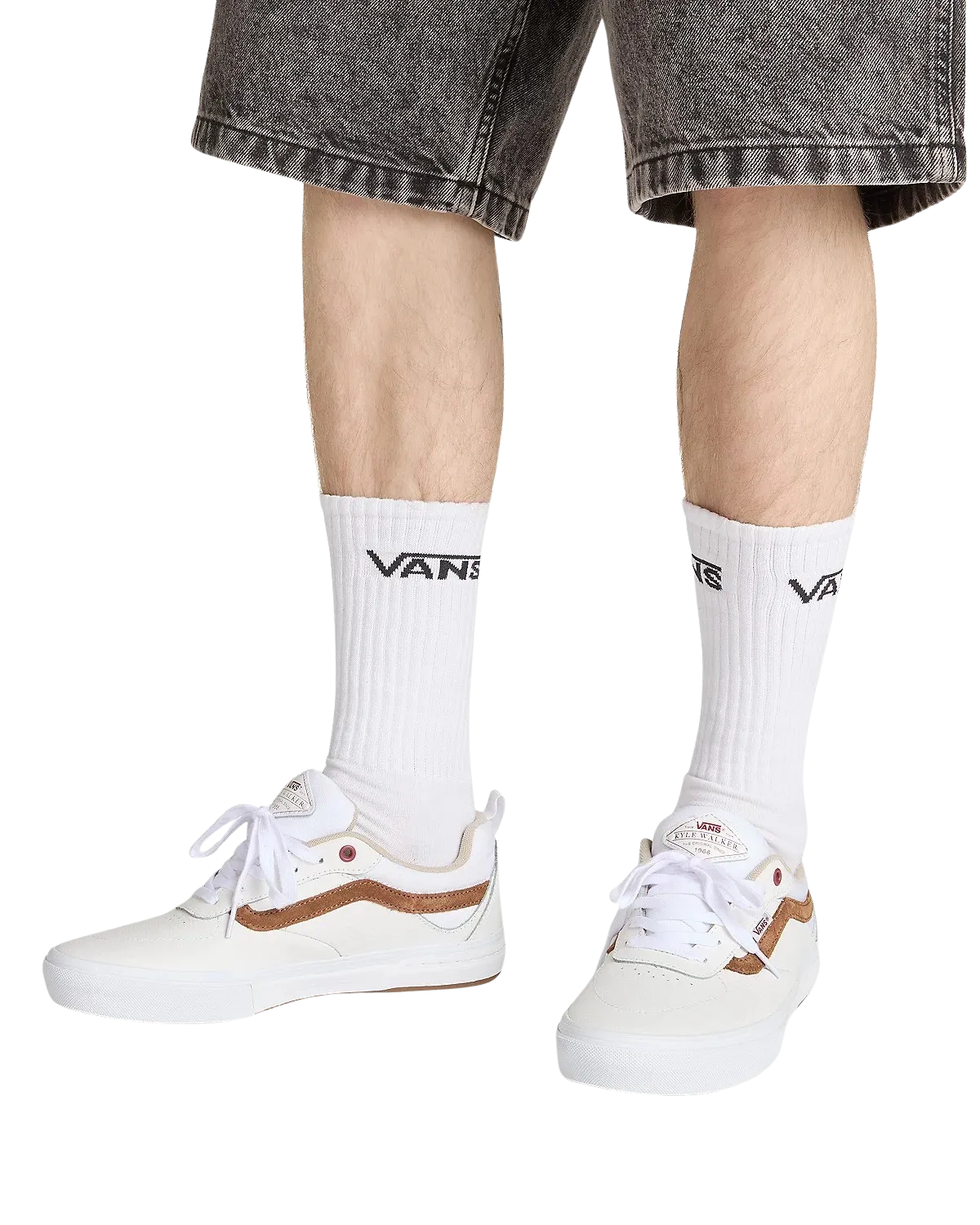 Chaussures de skate Kyle Walker en blanc et rouge