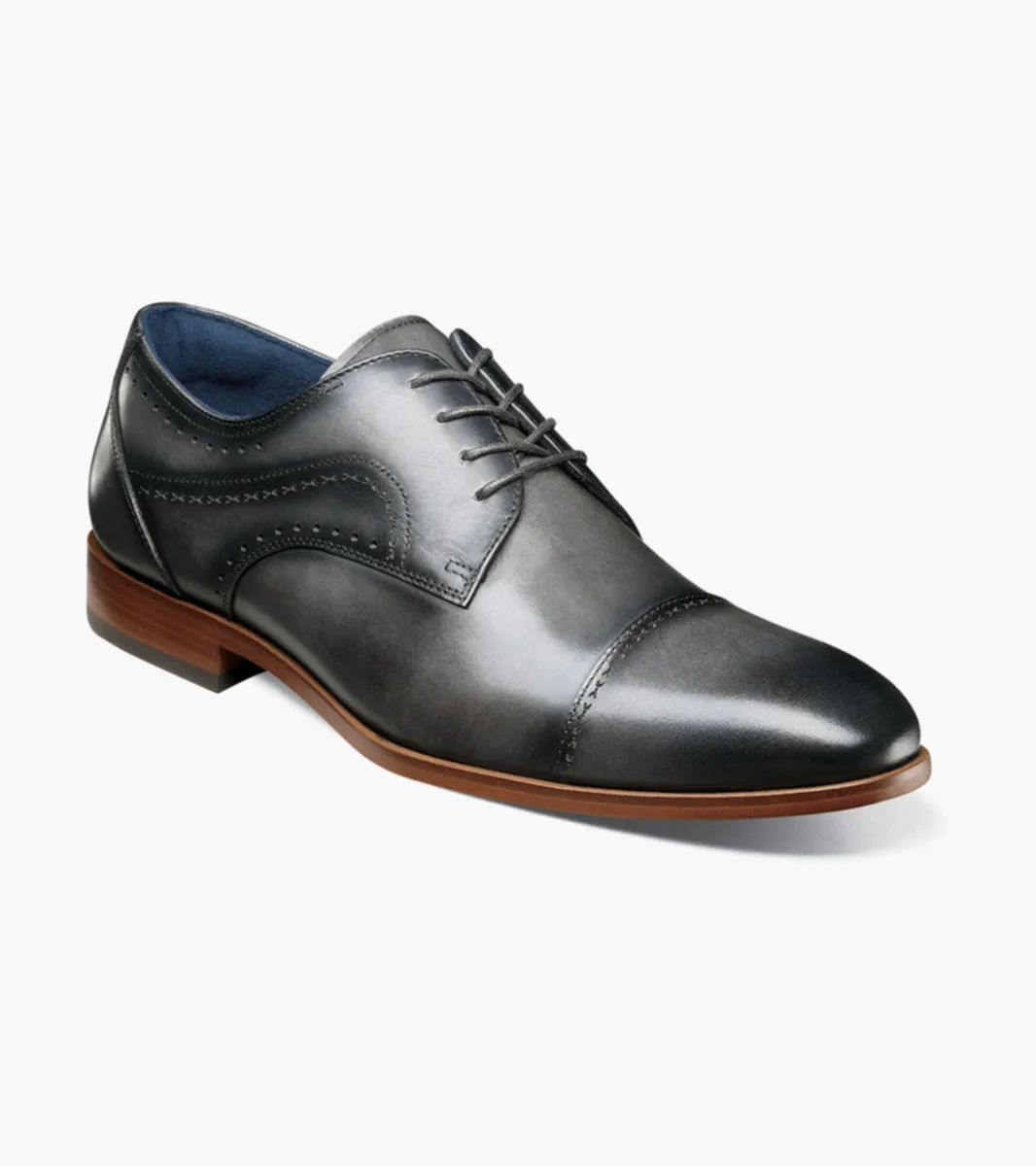 Stacy Adams BRYANT Oxford à bout capucine - Gris