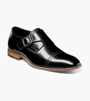 Chaussures à bride Stacy Adams DESMOND avec bout capucine - Noir