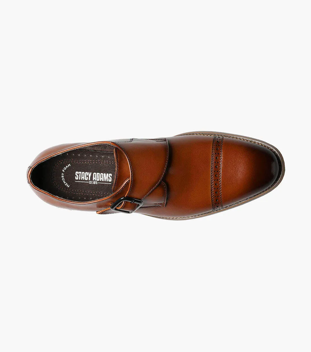 Stacy Adams DESMOND Chaussures à bride monastique avec bout cap-toe - Cognac