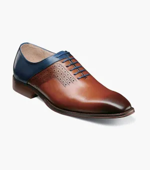Stacy Adams HALLOWAY Oxford à bout rond - Cognac