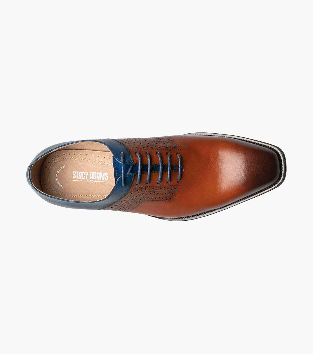 Stacy Adams HALLOWAY Oxford à bout rond - Cognac