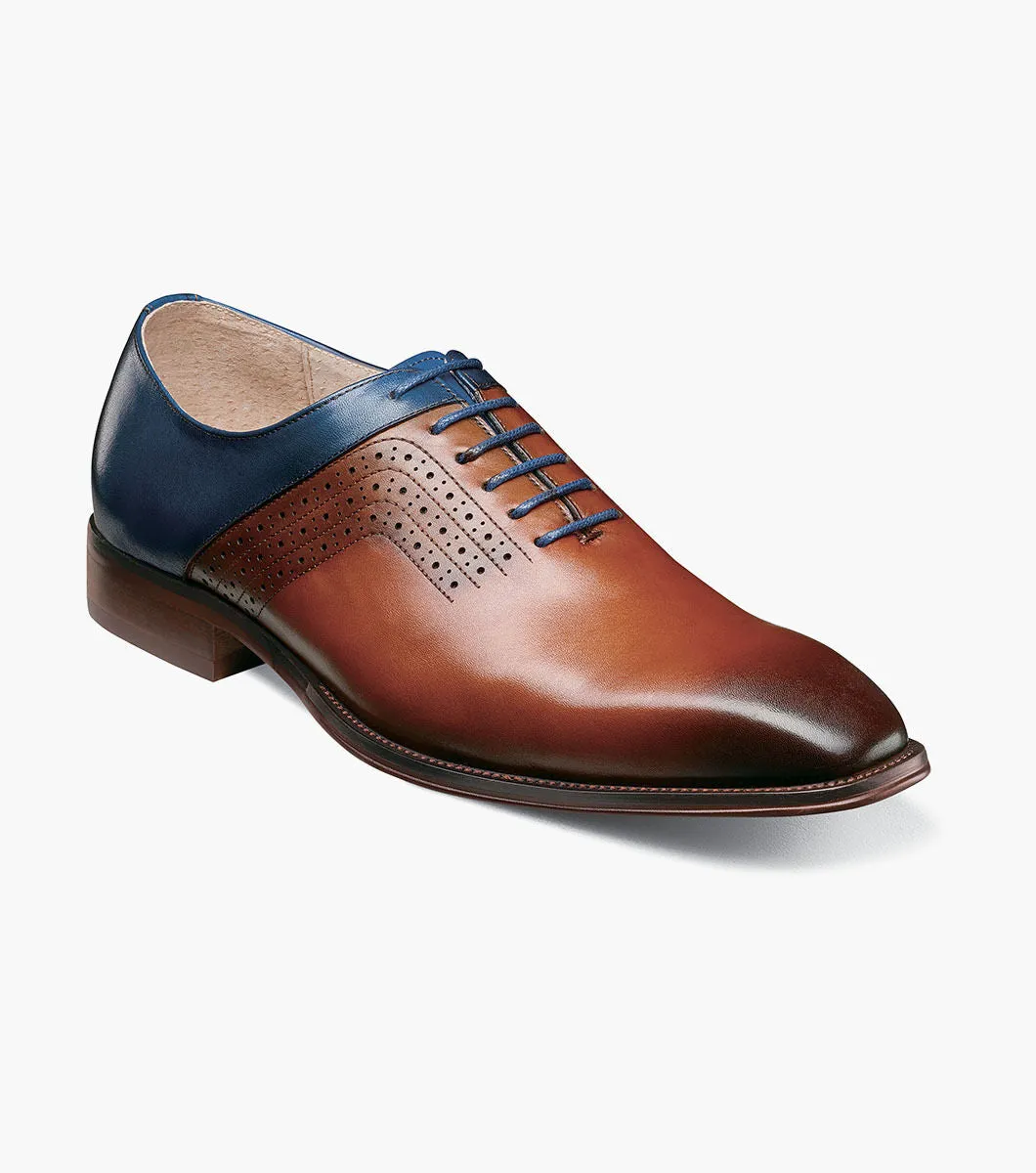 Stacy Adams HALLOWAY Oxford à bout rond - Cognac