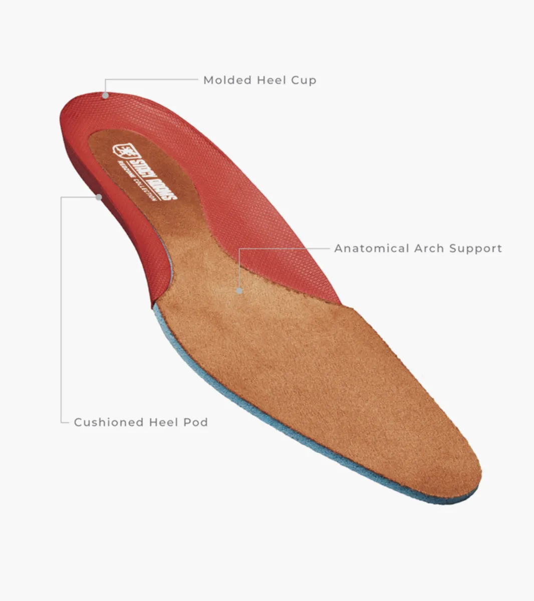 Stacy Adams KALLUM Chaussures Oxford à Bout Capitonné - Cognac
