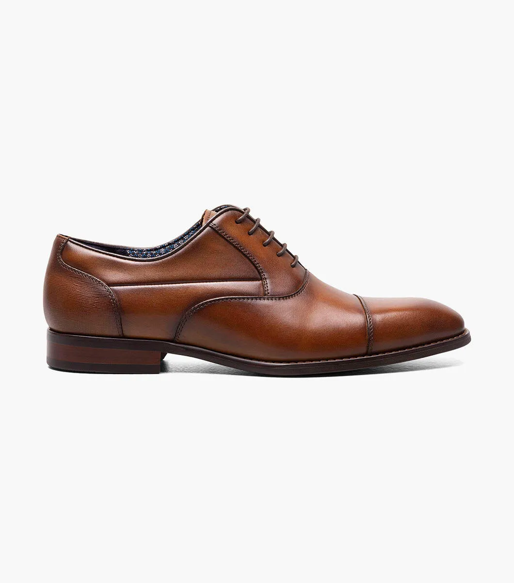 Stacy Adams KALLUM Chaussures Oxford à Bout Capitonné - Cognac
