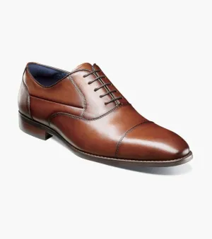 Stacy Adams KALLUM Chaussures Oxford à Bout Capitonné - Cognac