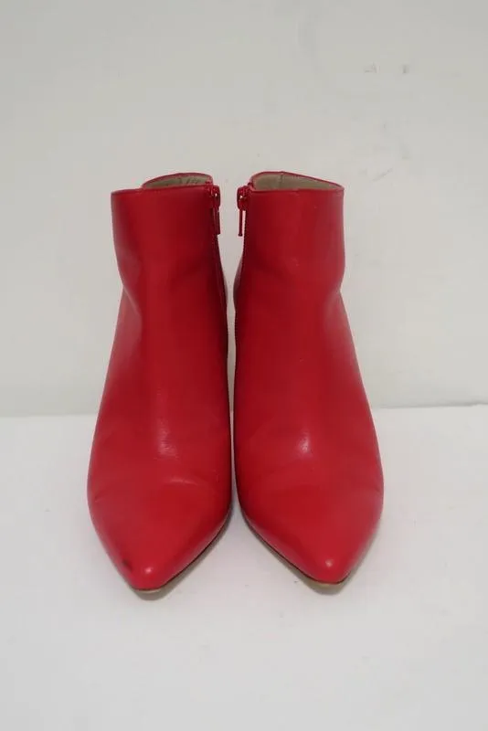 Bottes chelsea Stuart Weitzman Pureaok en cuir rouge pointure 6.5 à bout pointu