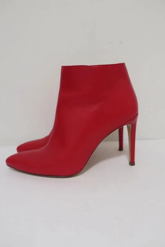 Bottes chelsea Stuart Weitzman Pureaok en cuir rouge pointure 6.5 à bout pointu
