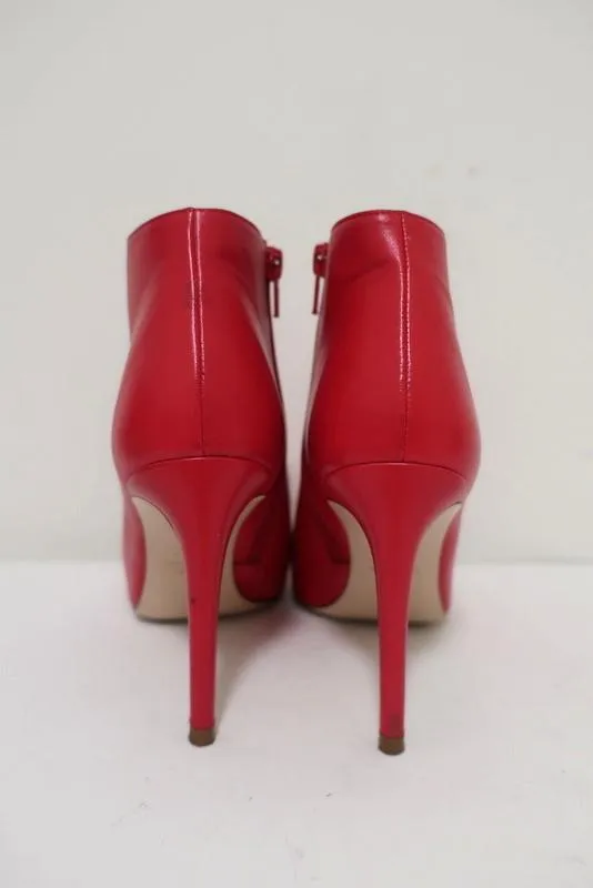 Bottes chelsea Stuart Weitzman Pureaok en cuir rouge pointure 6.5 à bout pointu