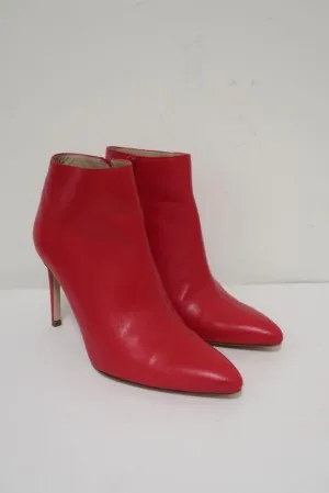 Bottes chelsea Stuart Weitzman Pureaok en cuir rouge pointure 6.5 à bout pointu