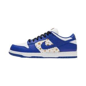 Supreme x SB Dunk Low OG QS Blanc Bleu Hyper Or Métallisé Nike Dunk
