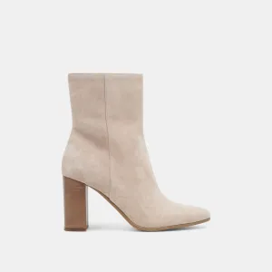 BOTTINES SUZY SUÈDE TAUPE